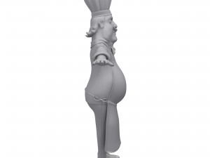 cartoon chef 3D-Modell