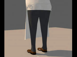 cartoon chef 3D Model