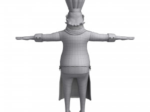 cartoon chef 3D-Modell