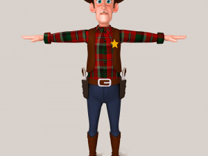 cowboy 3D Model