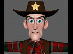 cowboy Modello 3D