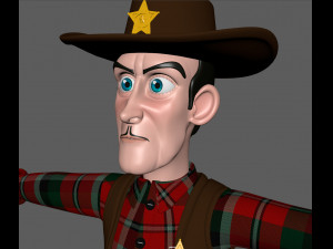 cowboy Modello 3D