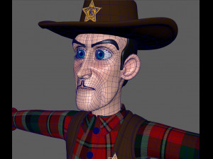 cowboy Modello 3D