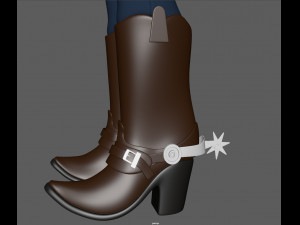 cowboy Modello 3D