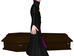 dracula cartoon vampire 3D Модель