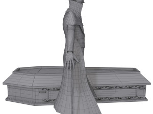 dracula cartoon vampire 3D Модель