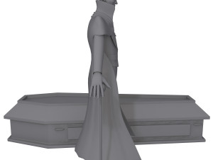 dracula cartoon vampire 3D Модель