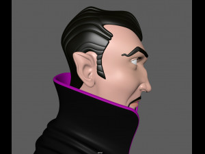 dracula cartoon vampire 3D Модель