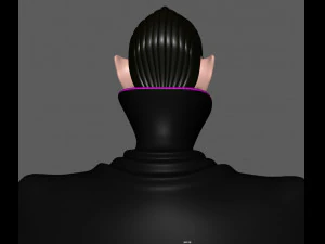 德古拉 卡通 吸血鬼 3D 模型