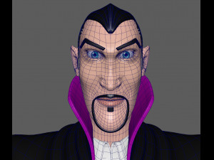dracula cartoon vampire 3D Модель
