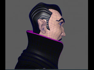 德古拉 卡通 吸血鬼 3D 模型