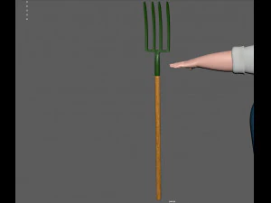 contadino Modello 3D