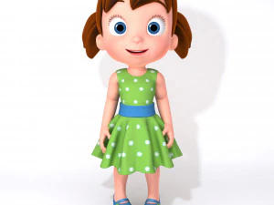 little girl 3D Model