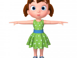 little girl 3D 模型