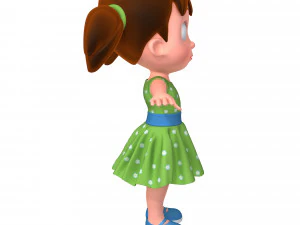 little girl 3D Model
