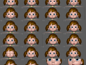 little girl 3D 模型