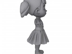 little girl 3D Model