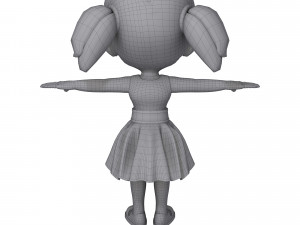 little girl 3D 模型