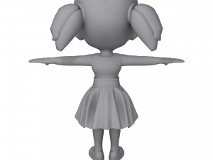 little girl 3D 模型