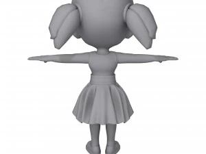 little girl 3D Model