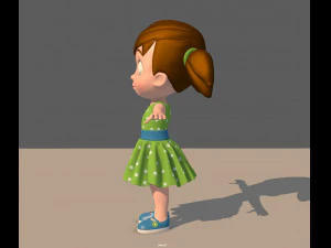 little girl 3D Model