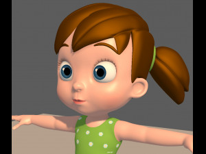 little girl 3D 模型