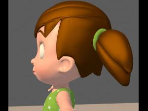 little girl 3D Model