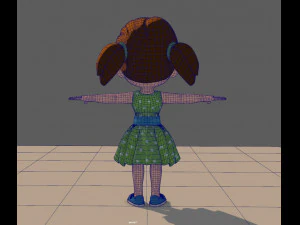 little girl 3D Model