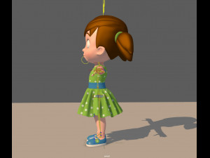 little girl 3D 模型