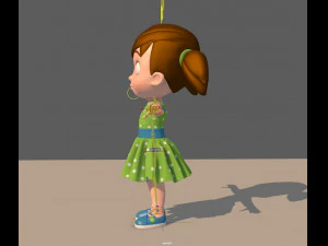 little girl 3D Model