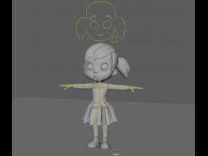 little girl 3D 模型