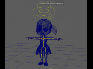little girl 3D 模型