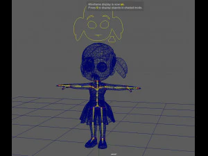 little girl 3D Model