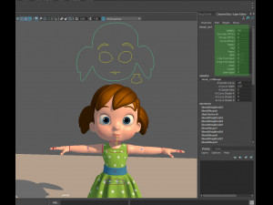 little girl 3D 模型