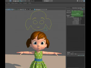 little girl 3D Model