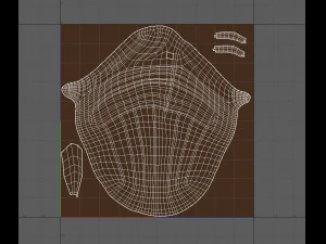 cartoon man with bag 3D Model