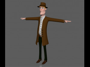 detective Model 3D