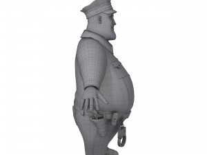 cartoon policeman 3Dモデル