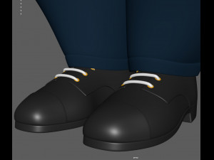 cartoon policeman 3Dモデル