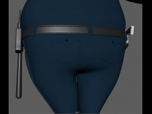 cartoon policeman 3Dモデル