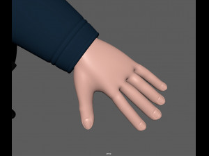 cartoon policeman 3Dモデル