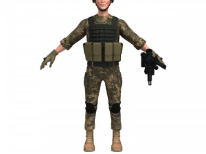 soldier 3D Model