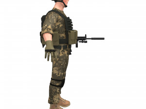 soldier 3D 모델