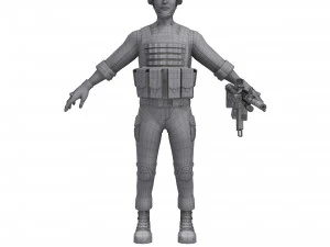 soldier 3D Model