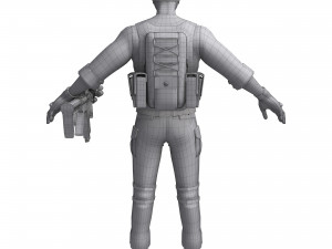 soldier 3D 모델