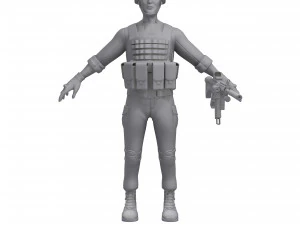 soldier 3D Model