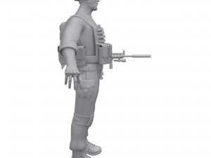 soldier 3D 모델