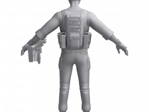 soldier 3D 모델