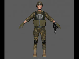 soldier 3D Model