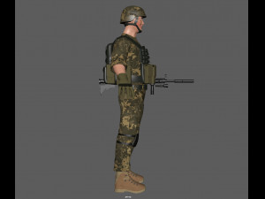 soldier 3D 모델